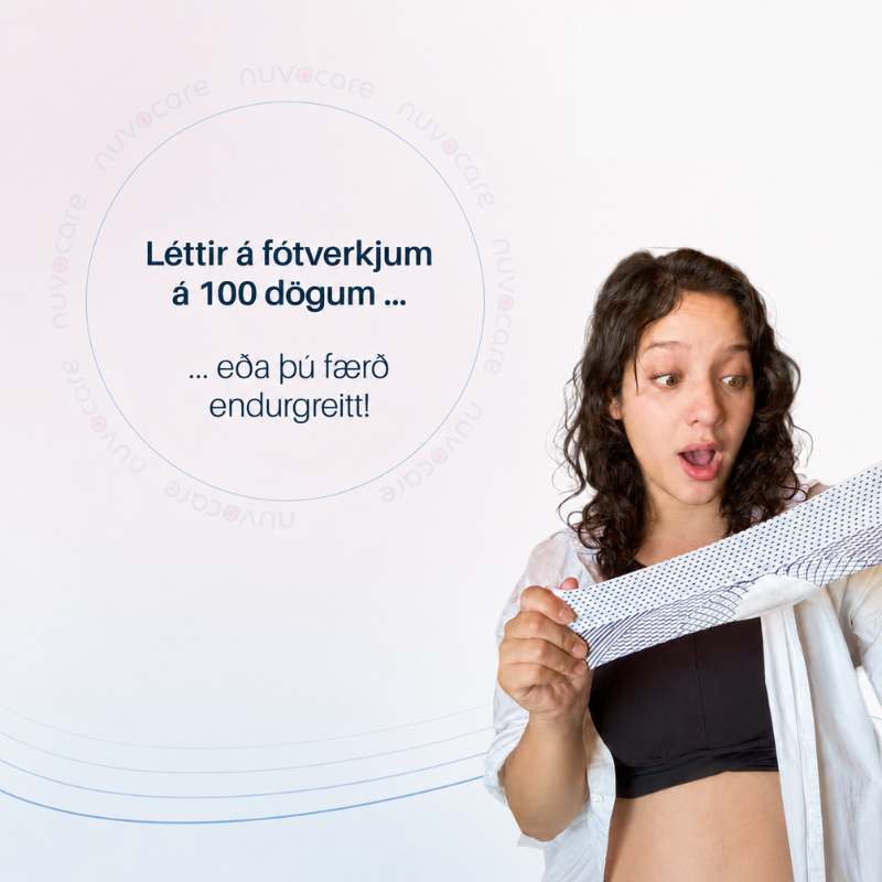 Þrýstisokkar | Fáðu samstundis létti við bólgnum og aumum fótum.