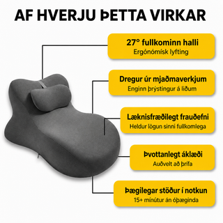 NuvoCare - Rétta Staðsetningarkoddinn