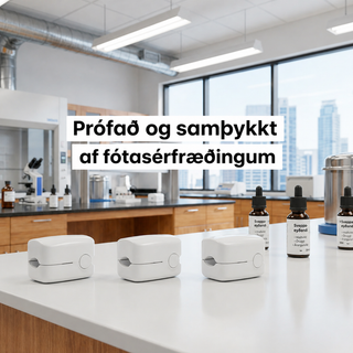 NuvoCare – Blá ljósmeðferð við naglasveppi heima